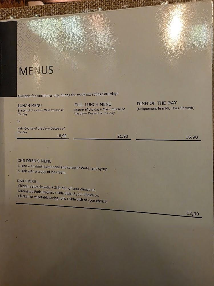 Chili Thaï Lanna - Menu Image 4